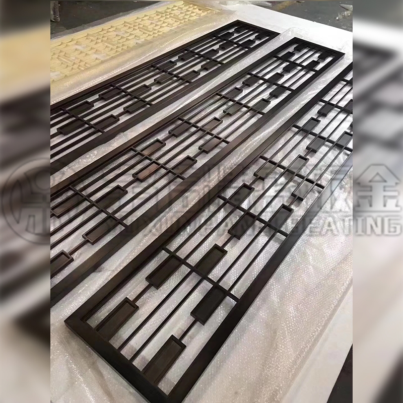 Metal screen partition